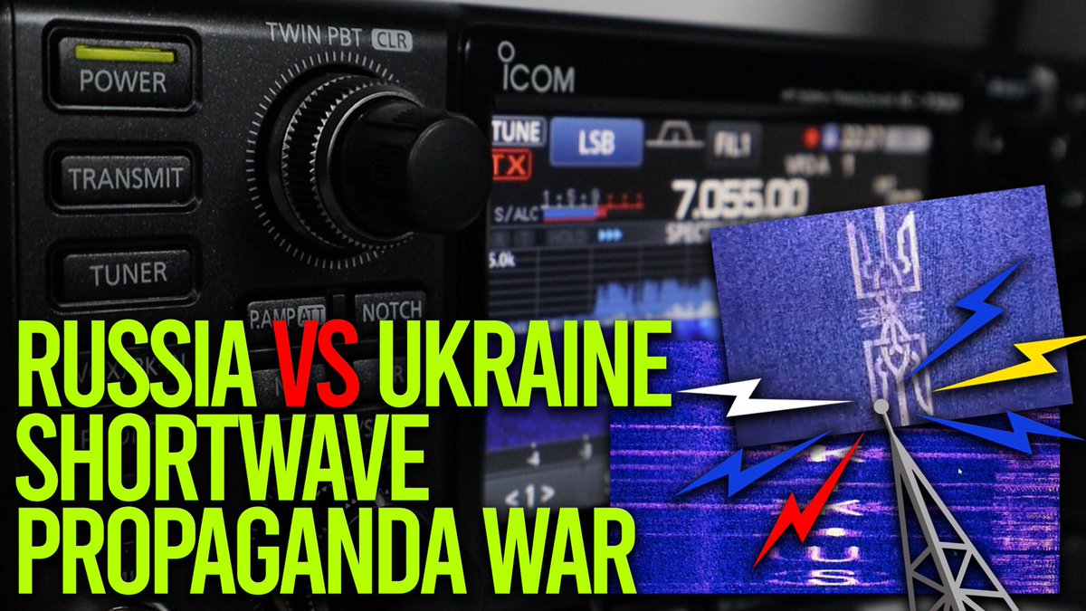 Anyone hear this in the 40m band? The Russia Vs Ukraine Shortwave Propaganda War youtu.be/_sy8GIJvVNE #hamradio #ukrainecounteroffensive #ukraine #russia #Russia #comms #Propaganda