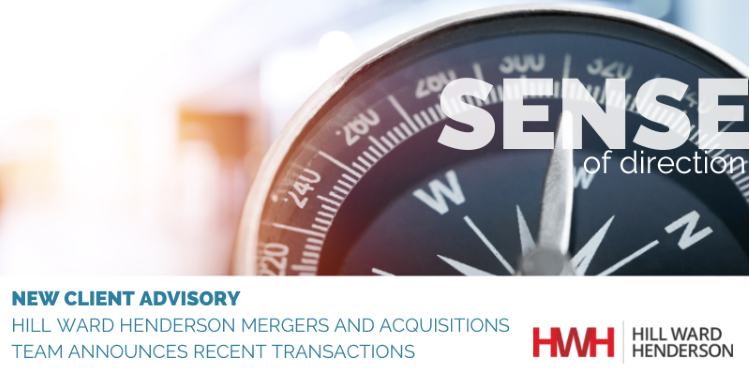 Our Mergers and Acquisitions team recently advised clients in a number of M&amp;A deals. We appreciate our clients' confidence in entrusting us to handle these important transactions. Visit hwhlaw.com/advisory-m-a-c… to see the list.