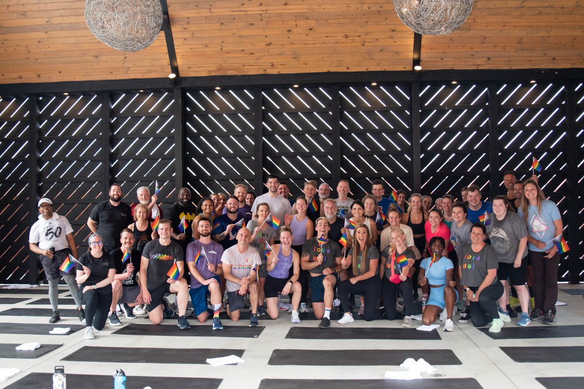 HumanaFdn's tweet photo. Thanks to everyone who participated in the Move with Pride event last week! The event raised $1,020 – which the Humana Foundation matched for a total donation of $2,040 – in support of Louisville Youth Group! https://t.co/IyPPRLXgFW