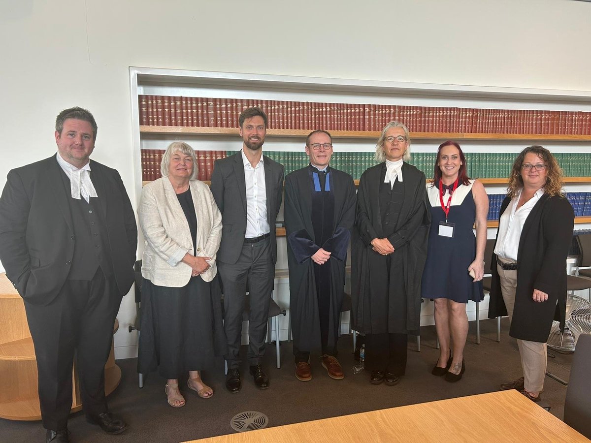 Thankyou to <a href="/ByromStreet/">Byrom Street</a> chambers for gifting us the very talented Sally Hatfield Kc and Stephen Mcnamara today who put <a href="/LouSheffield/">Louise Wolsey</a> and <a href="/JackieCDean/">Jackie Dean</a> through their paces. A real honour to have HHJ Beaver sit and give judgement as part of the Mock Trial. #casemanagement #babicm