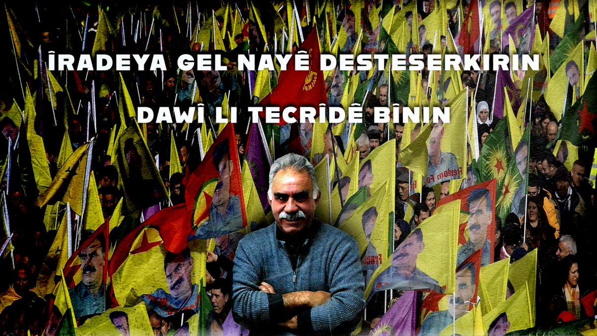 Önder Öcalan'ın fiziki özgürlüğü Kürt halkının özgürlüğüdür.

#TecrideSonÖcalanaÖzgürlük
@CoE_CPT
@coe 
@CoESpokesperson
@CoE_RuleofLaw
@ThereseRytter