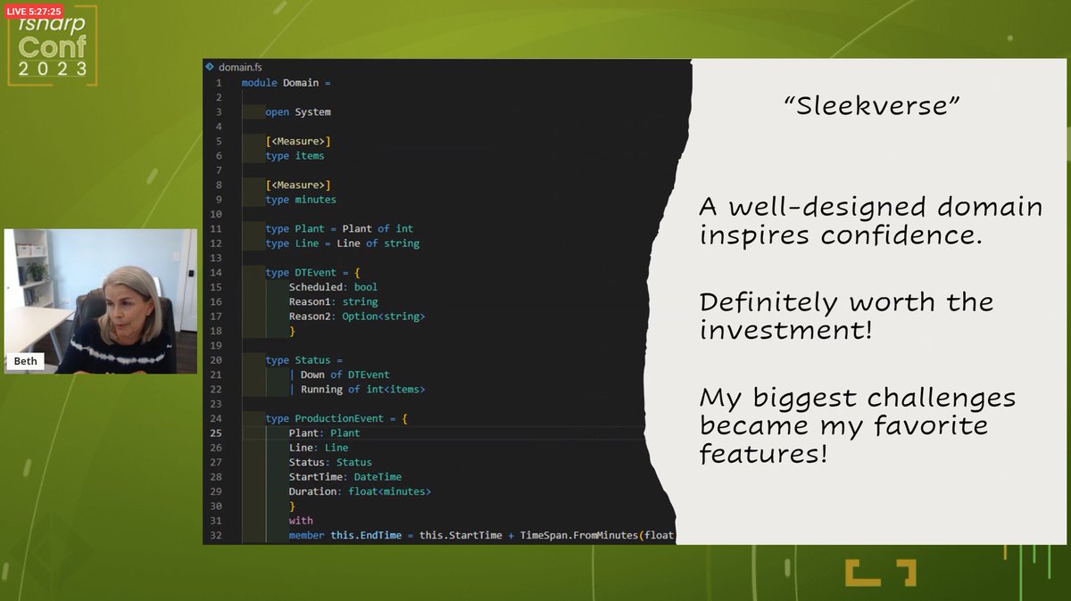 From #rstats Tidyverse to #fsharp Sleekverse - a great experience report on the challenges of adopting F# from Beth Milhollin!