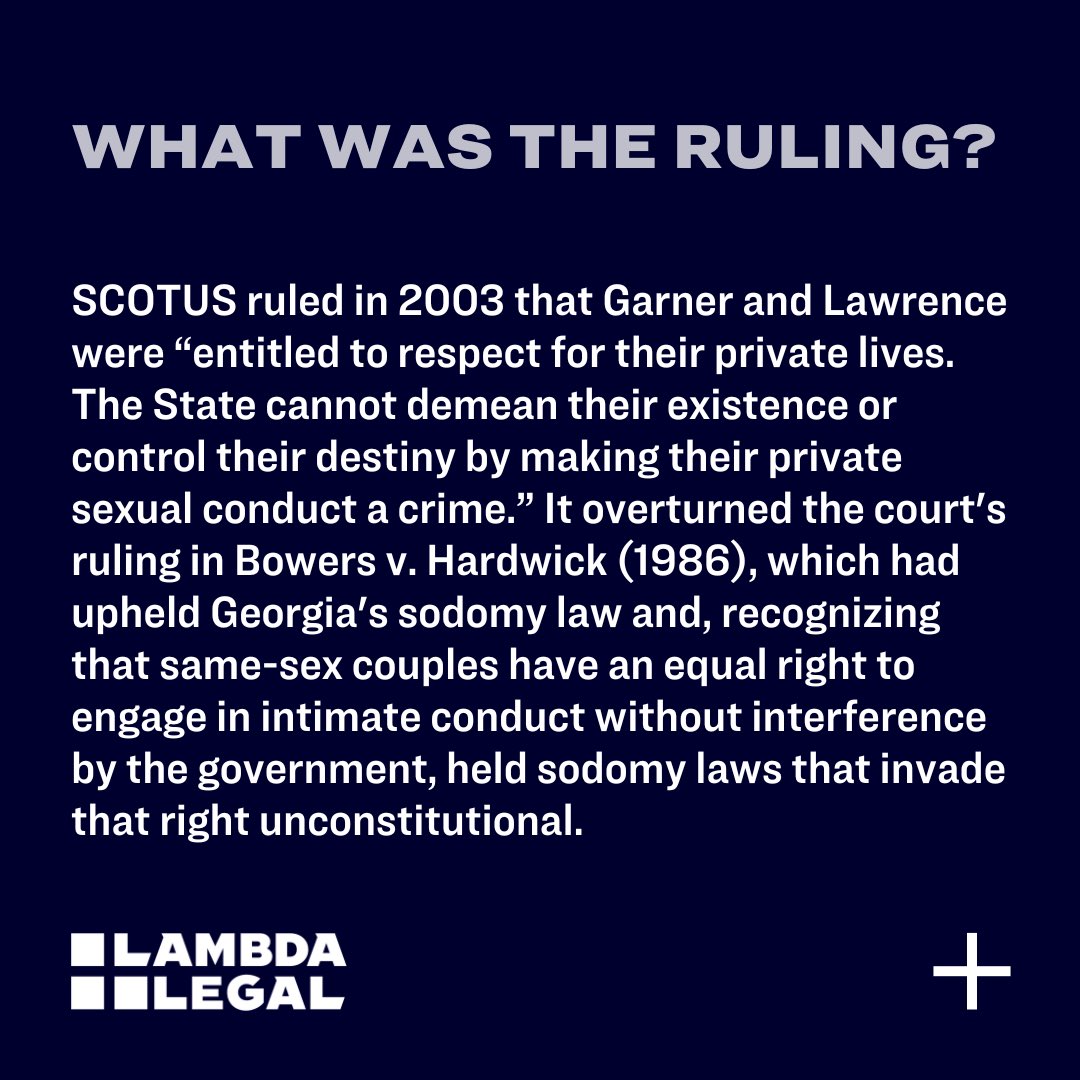 Lambda Legal on Twitter "On this day in 2003, the Supreme Court issued