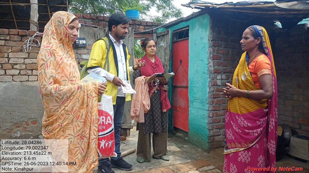 RAJVEERSHAKYA3's tweet image. आज उझानी ब्लॉक के गांव किन्हापुर में पॉजीटिव केस का फॉलो अप किया गया और mis मैम द्वारा आशा के साथ होम विजिट की।और यूथ ग्रुप बनाया गया।
#malaria #dengu #malariafreeindia #malariaendmalaria
@Ani212215 @santoshbhargav2 @Archana2442 @sksomya @rajesh_amh