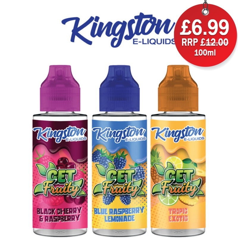 Kingston Get Fruity 100ml E-Liquid Shortfills
vapestreams.co.uk/product-catego…

#vaping #eliquid #vapecommunity #ejuice #vapor #cloudchaser #subohm #vapefam #clouds #ecig #ukvapers #ukvapedeals #vapedeals #vapestreamsuk