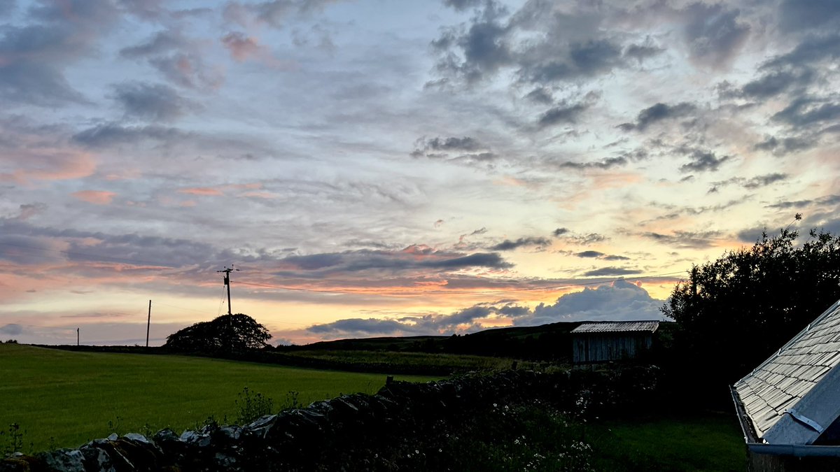 anthonyrh33's tweet photo. The little girl having a moment at 10pm last night taking in the sunset. #ScottishBorders https://t.co/LNKmTAjI3w