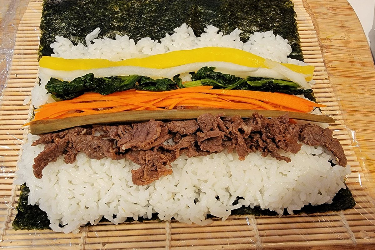 Rogue Stereo on Twitter "I made kimbap! Korean sushi. I chose bulgogi beef, pickled radish