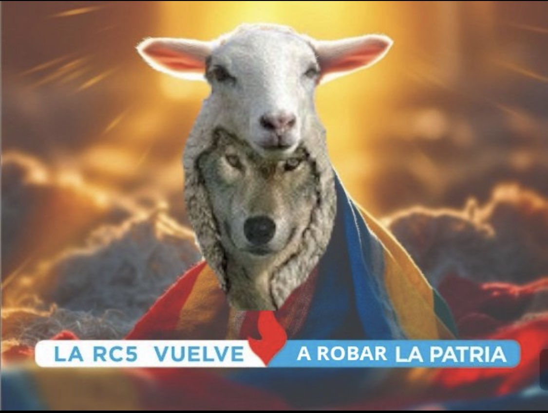<a href="/monicaluciavaca/">Mónica Vaca Orellana</a> Nueva imagen de La campaña Correista Los Lobos 🐺 vestidos de ovejas 🐑 #CorreaNuncaMas