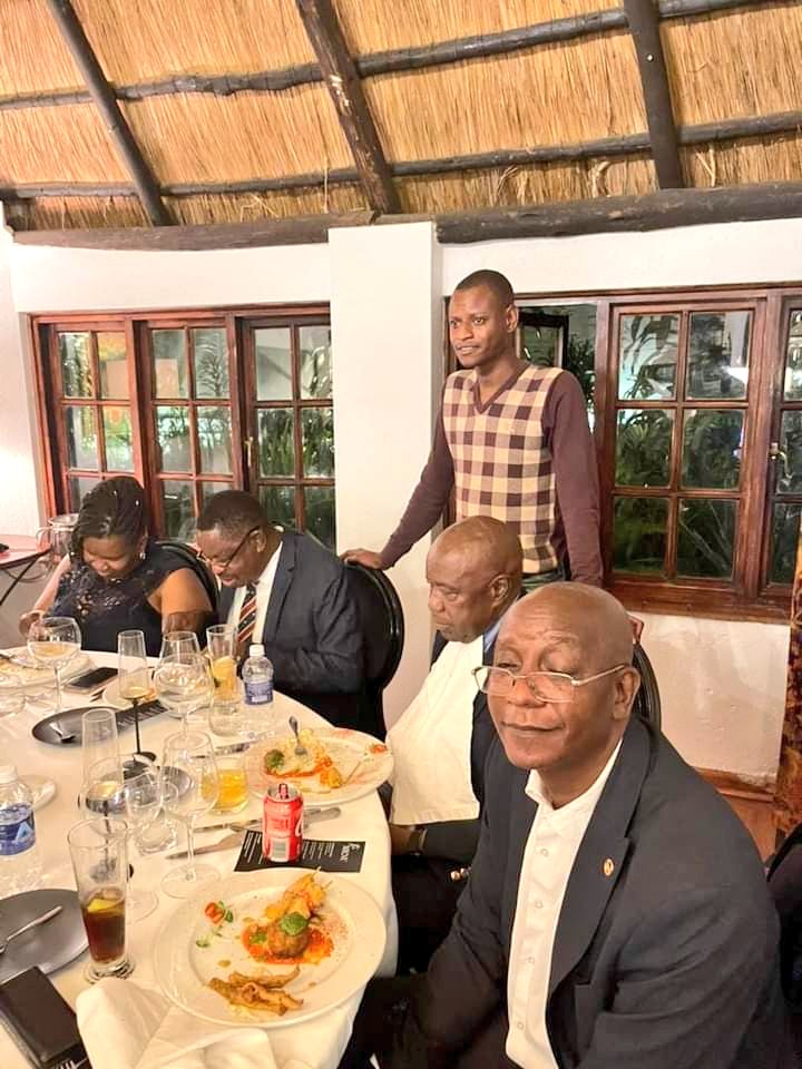 zimlive's tweet photo. #NEW A Zanu PF activist seen in several pictures enjoying company of justice minister Ziyambi Ziyambi has filed urgent court application seeking to have independent presidential candidate Saviour Kasukuwere removed from August 23 ballot on basis that he is not registered voter 1/ https://t.co/ZW57Sxsg6U