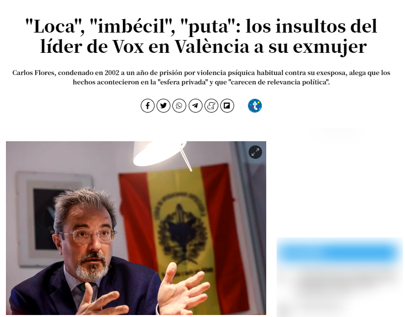 DianaMorantR's tweet photo. Mientras yo me sacaba la carrera, usted, profesor de universidad, se dedicaba a ejercer la violencia machista.

Este es su currículum: "puta, ladrona, secuestradora de niños, más que ladrona, te voy a estar jodiendo toda la vida hasta que te mueras y acabe contigo, ladrona". https://t.co/tAIBpcLCDq