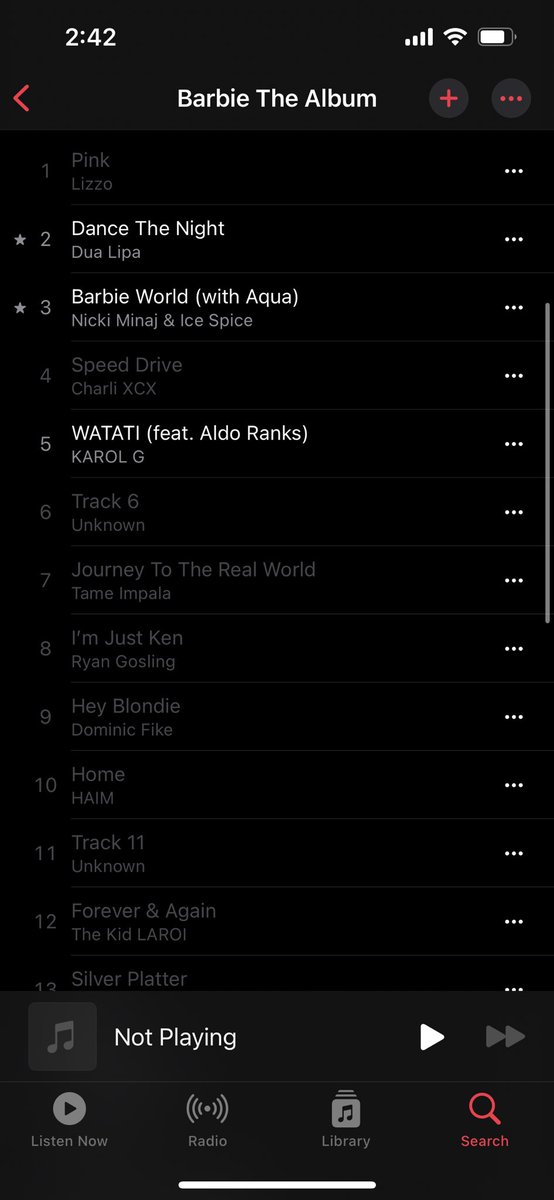 tracks 11 and 6 are still missing from the barbie soundtrack. what's 11-6??? 5. Style and Blank Space TV are coming WBK