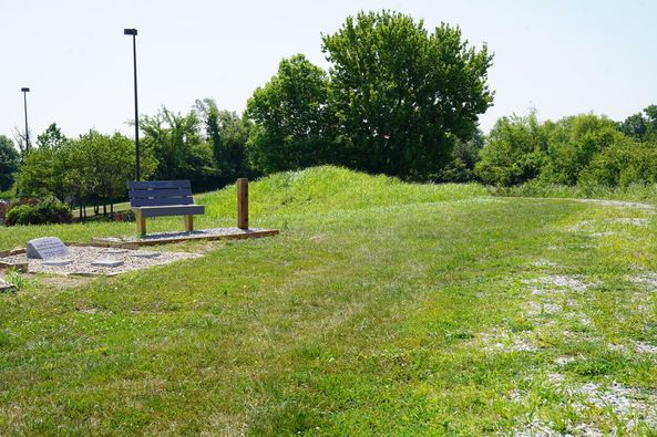 A bench dedicated to Officer James Muhlbauer now sits along the Trail of Heroes.

The trail, which winds around the back of Shoal Creek Patrol, honors fallen members of the police department.

Muhlbauer died in the line of duty on Feb. 15, 2023, w/his K-9 partner, Champ.

1/2