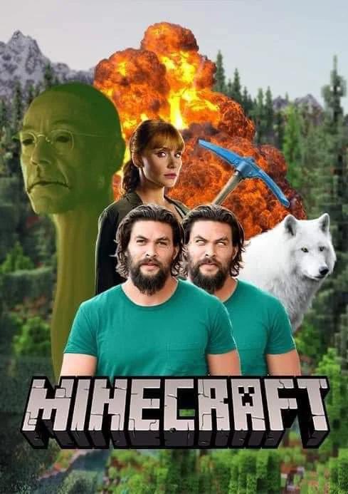 Ya salio el primer poster de la Peli de Minecraft