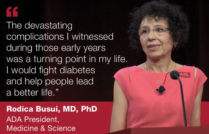 U-M Department of Internal Medicine (@umintmed) on Twitter photo Dr. Rodica Busui (<a href="/RBusui/">Rodica Busui MDPhD</a>) spoke on her earliest days of working in a clinic in Romania, her fellowship at the University of Michigan, and choosing diabetes as her life’s work in this year's 2023 ADA Presidential Address!
Link: bit.ly/3POcf3t Dr. Rodica Busui (<a href="/RBusui/">Rodica Busui MDPhD</a>) spoke on her earliest days of working in a clinic in Romania, her fellowship at the University of Michigan, and choosing diabetes as her life’s work in this year's 2023 ADA Presidential Address!
Link: bit.ly/3POcf3t