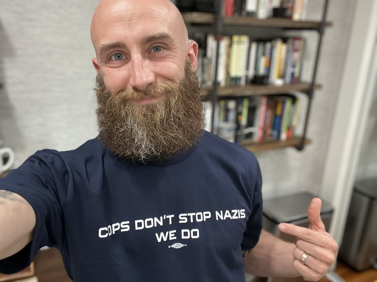 Cops don’t stop Nazis. We do.

Support <a href="/TeamTFButler/">Task Force Butler</a> and get yours at taskforcebutler.myshopify.com
