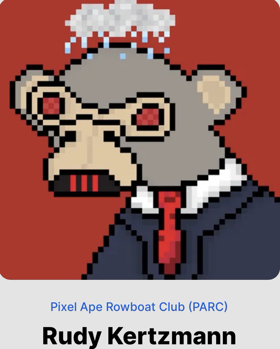 IhodlD's tweet image. It is time for a new @ApeRowboatClub subcommittee! I minted Rudy today. Who wants to join a sub called “Rainmakers”? @xPepeLink @RedHotDankMo_st @apeXRPL @xMoonkie @Vet_X0 tell your frens xD