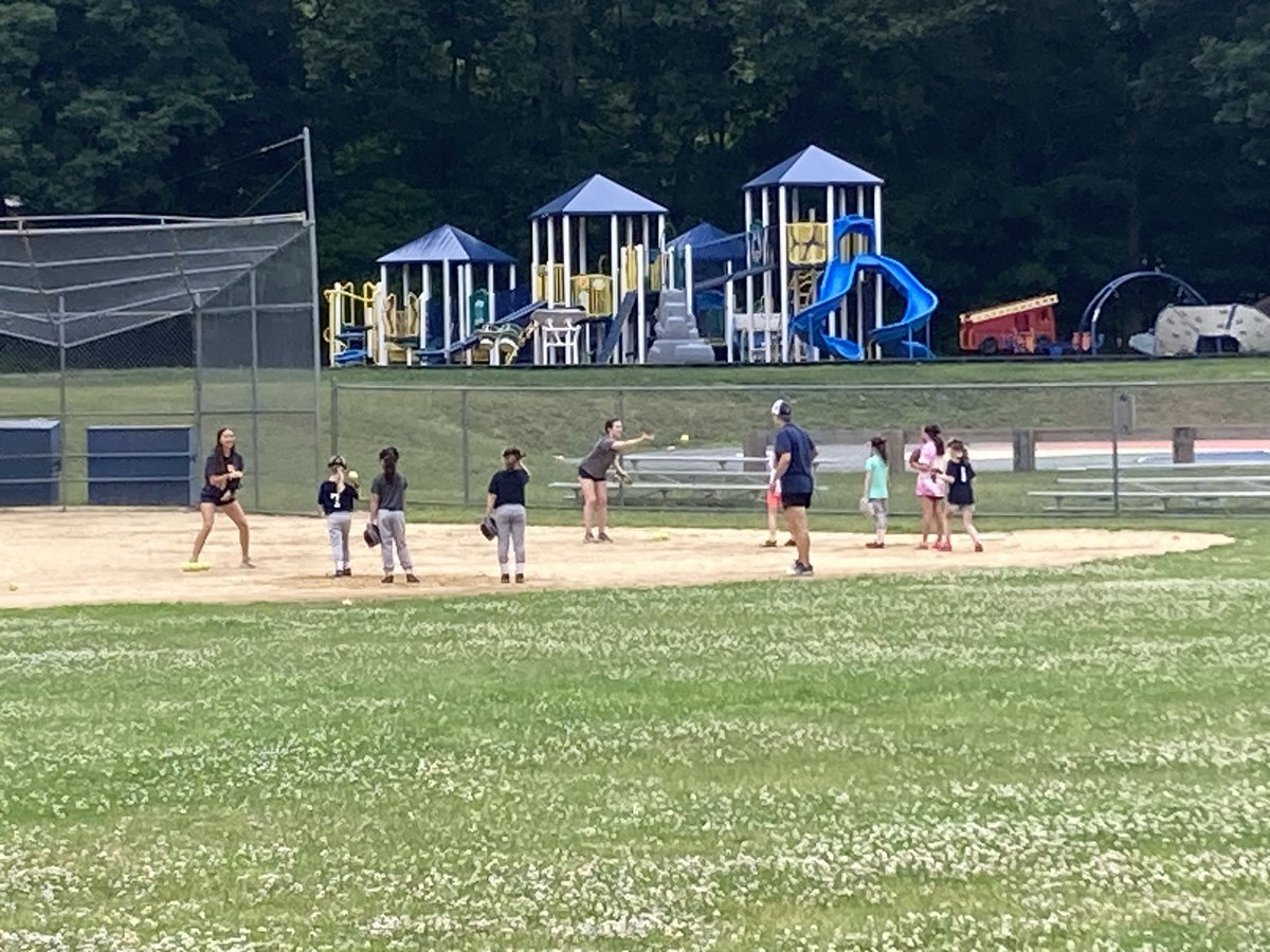 Day 1 of Rams SB Camp! Rain shortened the day but these future Rams showed up ready to go! More Softball to come this week!!! #RamsSBCamp #FutureRams