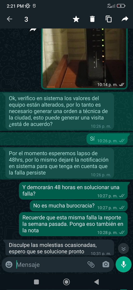 Será que a Inter no le INTEResa que la morita tenga servicio, ni coaxial ni de fibra óptica, si con el chat pelotean a los usuarios. Más barato gastar en publicidad que mejorar el servicio #interfraude <a href="/sundde_ve/">Sundde</a> <a href="/Conatel/">Conatel Venezuela</a>