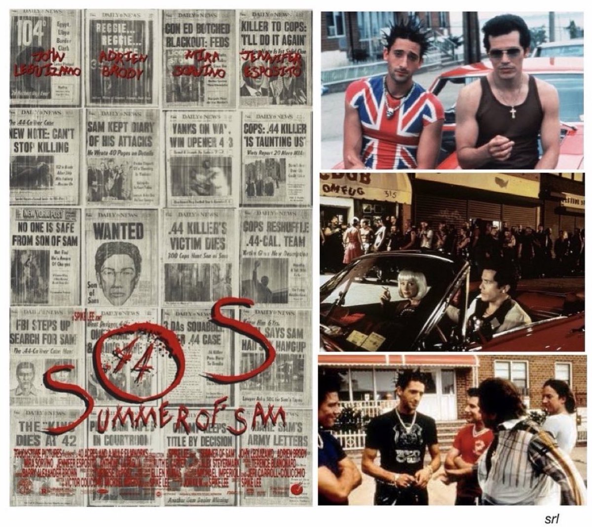 9pm TODAY on #GreatMovies

The 1999 film🎥 “Summer of Sam” directed by #SpikeLee from a screenplay by Victor Colicchio, Michael Imperioli & Spike Lee and based on a story by Spike Lee

🌟#JohnLeguizamo #AdrienBrody #MiraSorvino #JenniferEsposito #AnthonyLaPaglia