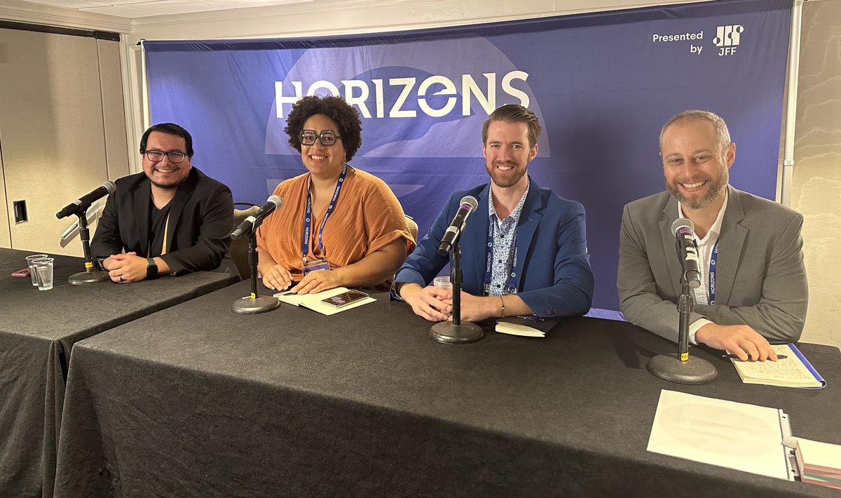 Siegel Family Endowment (@siegelendowment) on Twitter photo Members of our team had the please of attending <a href="/jfftweets/">Jobs for the Future (JFF)</a>'s Horizons conference last week. Read their key takeaways, including a recap of <a href="/sayskaty/">Katy Knight</a> and <a href="/ethanpollack/">Ethan Pollack</a>'s panel, "Student Perspectives on Innovative Finance," here: siegelendowment.org/insights/event… Members of our team had the please of attending <a href="/jfftweets/">Jobs for the Future (JFF)</a>'s Horizons conference last week. Read their key takeaways, including a recap of <a href="/sayskaty/">Katy Knight</a> and <a href="/ethanpollack/">Ethan Pollack</a>'s panel, "Student Perspectives on Innovative Finance," here: siegelendowment.org/insights/event…