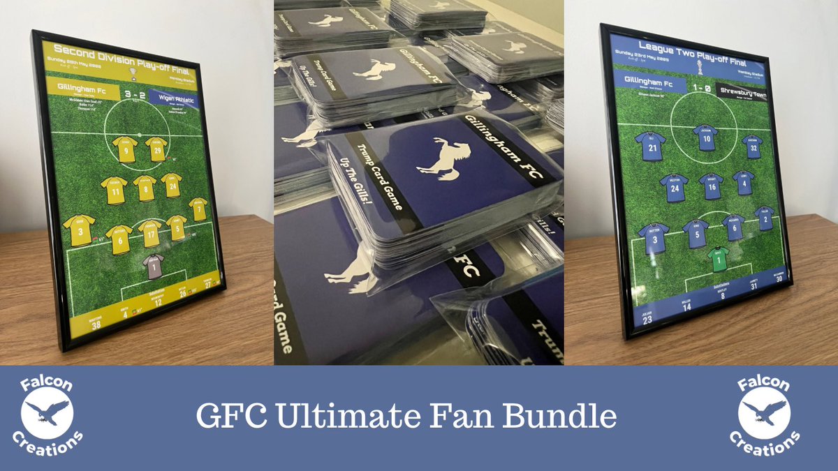 Introducing the GFC ultimate bundle! 

Available now 🔥⚽️

etsy.com/listing/151099…

#gillingham #gillinghamfc #gfc #utg #thegills #etsyuk #etsybundle
