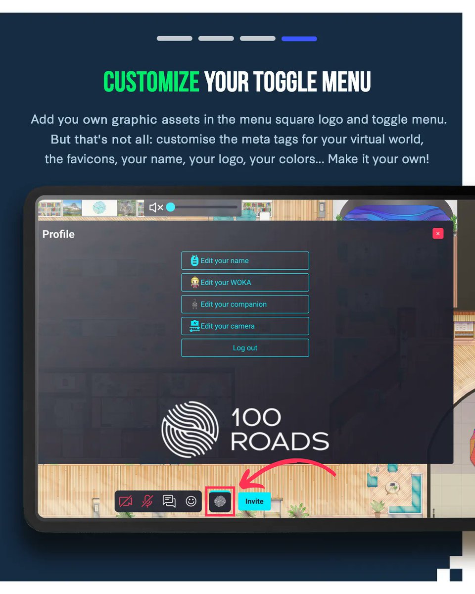 📣 #WhiteLabel is included in your subscription! Activate it for FREE with your annual plan 😱
You can:
👉 Add logos &amp; colors
👉 Use your domain name
👉 Customize toggle menu
👉 Personalize meta tags, favicons, and more! 
Don't wait: buff.ly/3CHVTRR

#futureofwork #remote