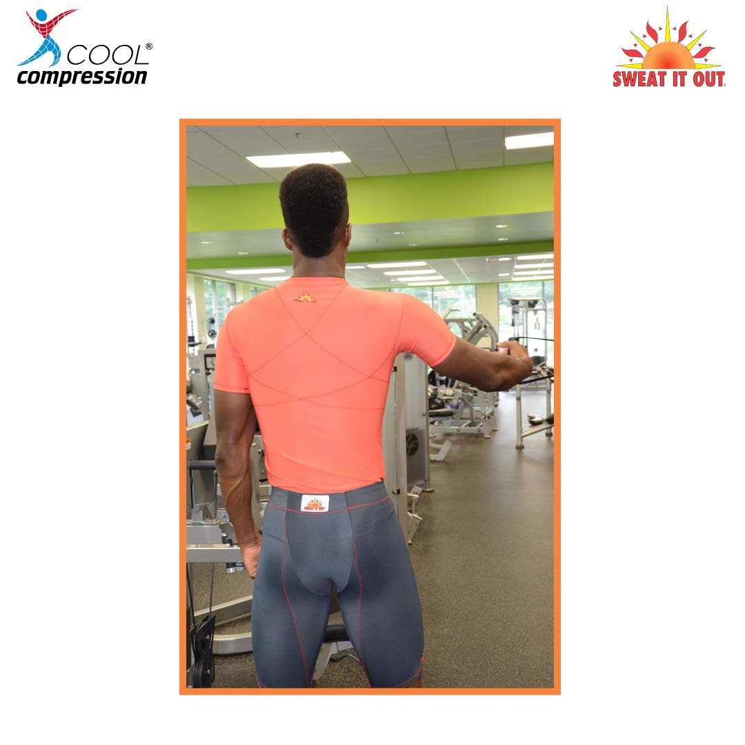 SWEAT IT OUT® with COOL COMPRESSION® technology 3023 Improved Posture Performance Compression Shirt - Training the body to maintain correct posture could be very helpful in reducing neck pain, shoulder pain and back pain. bit.ly/3oEOb7y