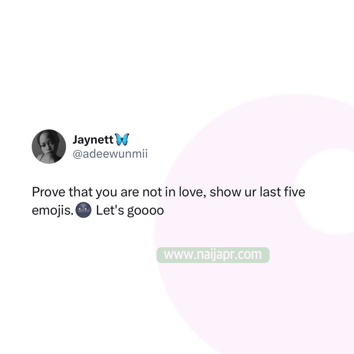 Naija tweet media
