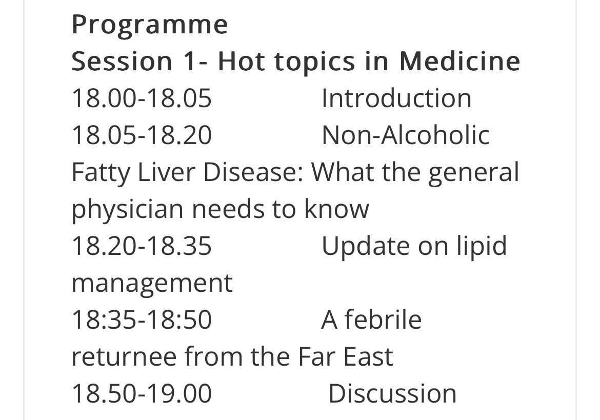 Prof Derek Connolly (@drderekconnolly) on Twitter photo Iβm giving a quick update on lipids for <a href="/rcpsglasgow/">Royal College of Physicians & Surgeons of Glasgow</a> on Thursday
Itβs free to attend
community.rcpsg.ac.uk/event/view/midβ¦ Iβm giving a quick update on lipids for <a href="/rcpsglasgow/">Royal College of Physicians & Surgeons of Glasgow</a> on Thursday
Itβs free to attend
community.rcpsg.ac.uk/event/view/midβ¦