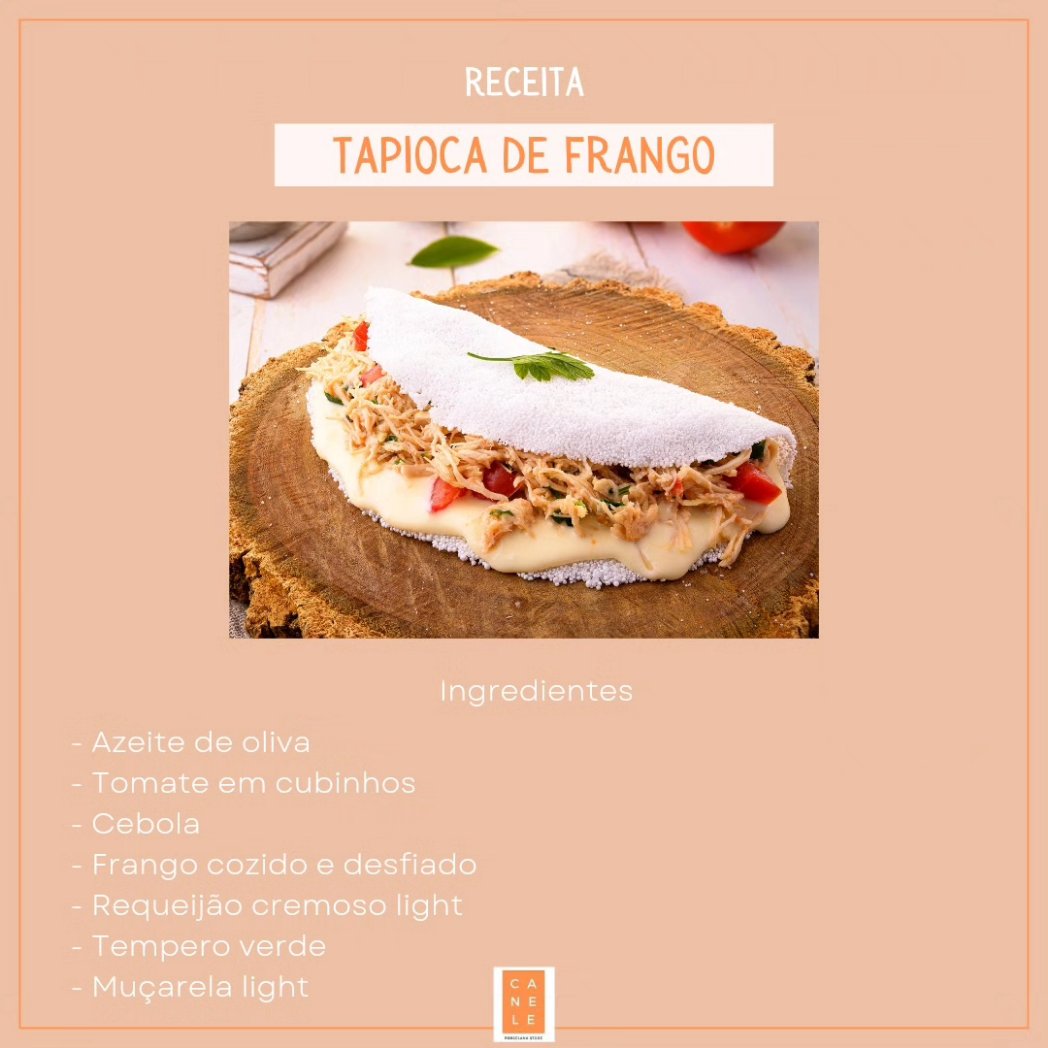 canelestore's tweet photo. Saboreie a nossa Tapioca de Frango, uma combinação irresistível de sabores! 

Aproveite a sua refeição com um toque de elegância e charme da nossa loja. Bon appétit! 

#TapiocadeFrango #Fitness #receitasfit #segundou https://t.co/jMwKHkiSxJ
