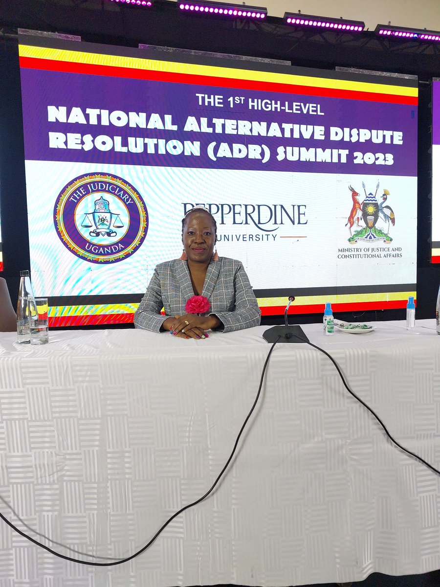 I was honored today to be part of the panel discussion on the 'Changing Landscape for Financial Disputes' with the Hon. Justice Steven Mubiru, Hon. Justice Monica Mugenyi and Mr. John Ohaga, at the 1st High-Level National Alternative Dispute Resolution Summit.