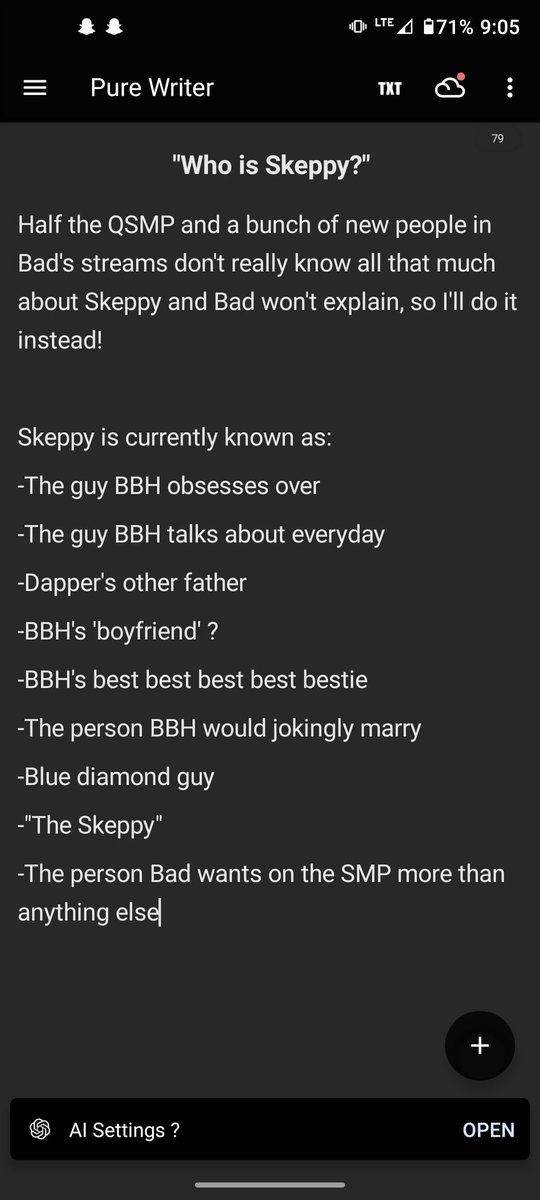 Scripting a video right now because all I hear Bad saying whenever someone asks is 'He's the Skeppy' as if it's common knowledge that everybody should and does know Skeppy smh BBH u have new people in ur fandom SOMEONE HELP THESE CONFUSED SOULS