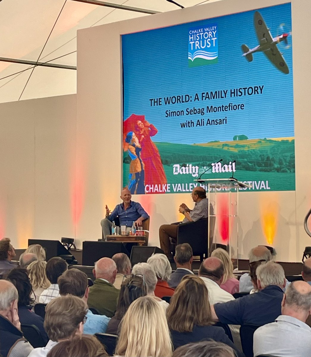 @simonmontefiore takes on the huge task of tackling world history in an enlightening discussion with @aa51_ansari.

#cvhf #amazinghistory