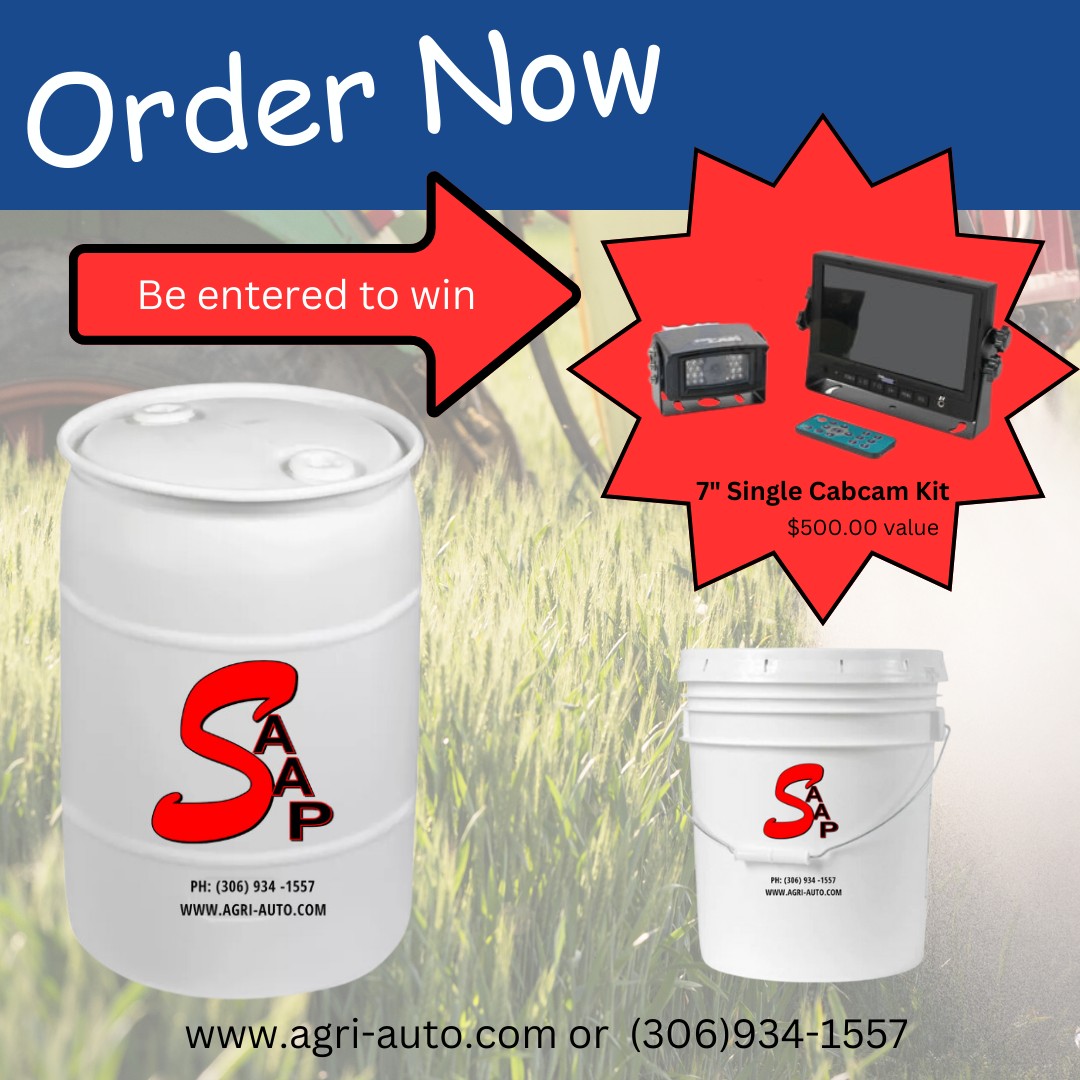saaparts's tweet photo. Order now and win!

Order your SPRAYER ANTIFREEZE and not only guarantee that you will receive a drum but you could also win a 7" Single Cabcam Kit.

https://t.co/eZIRJXLR2b

#saapsk #saskfarming #saskag https://t.co/vuB8VZBNlK