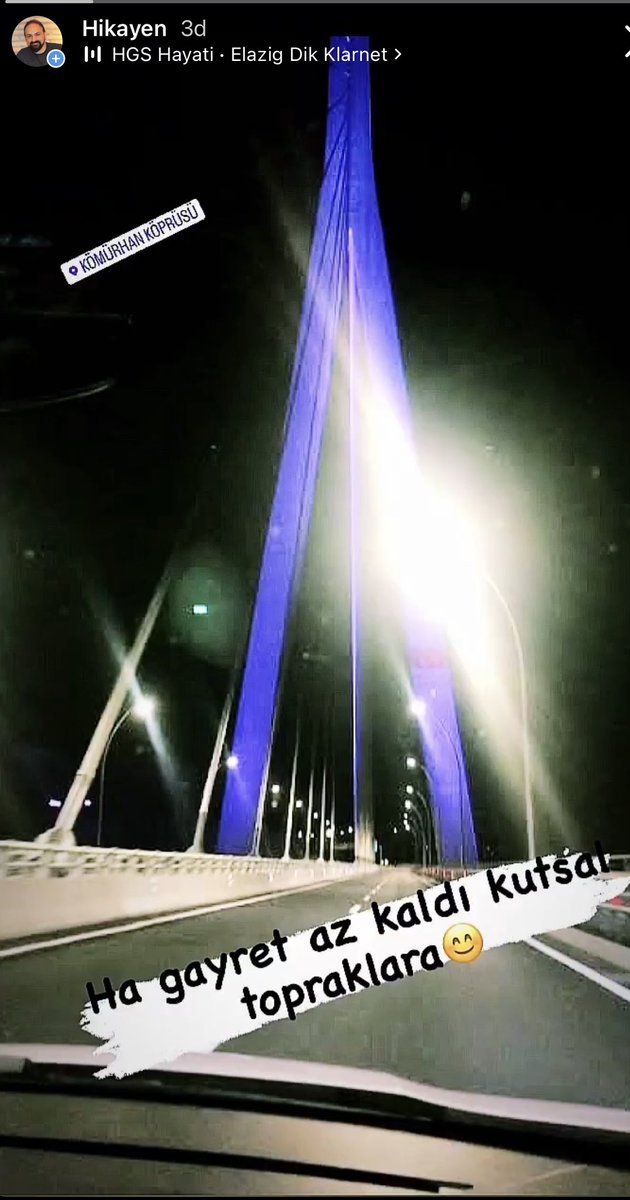 Sınırı aşıp kutsal toprağımıza, güzel Elazığ’ımıza vardık şükür 🙏