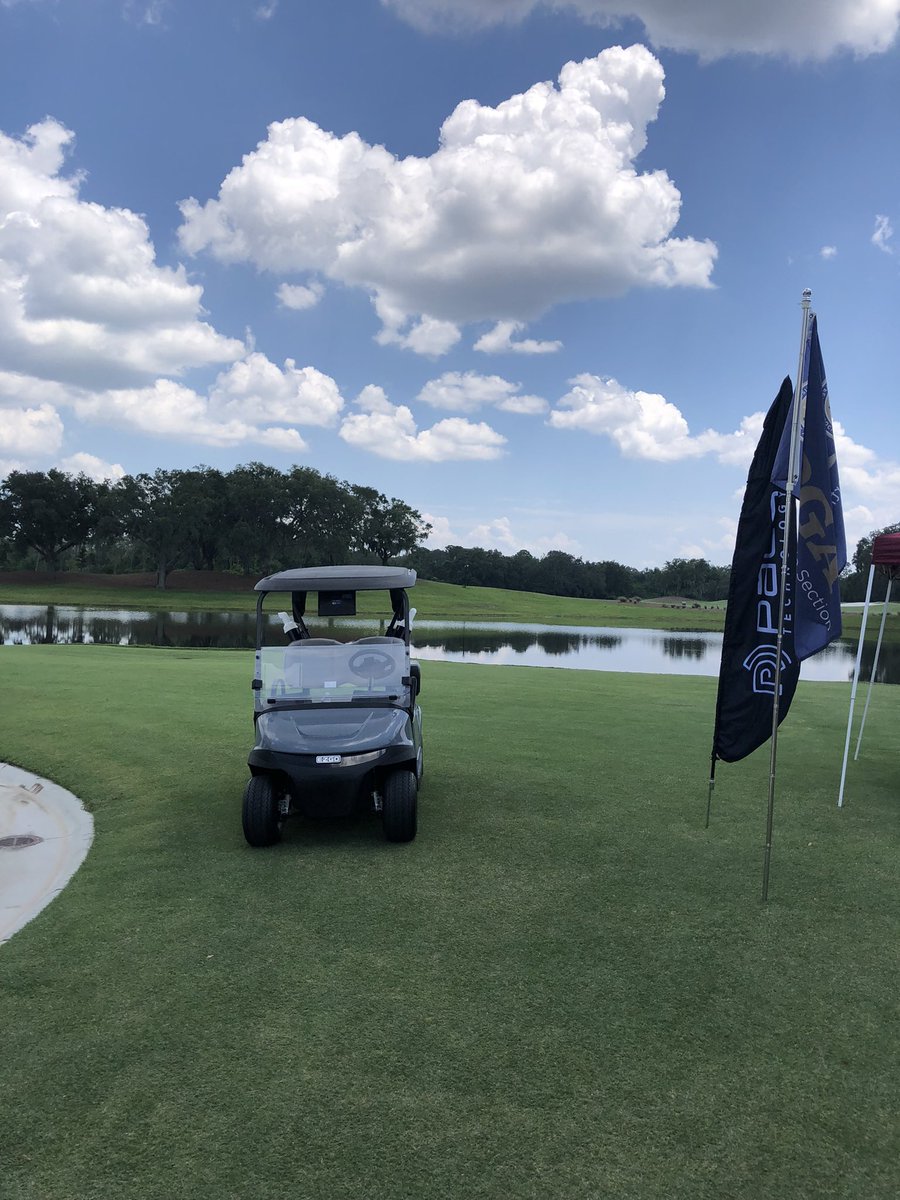Great turnout today at the North Floria PGA annual meeting Evermore Resort! <a href="/EZGOvehicles/">E-Z-GO</a> is proud to be a sponsor of the section!