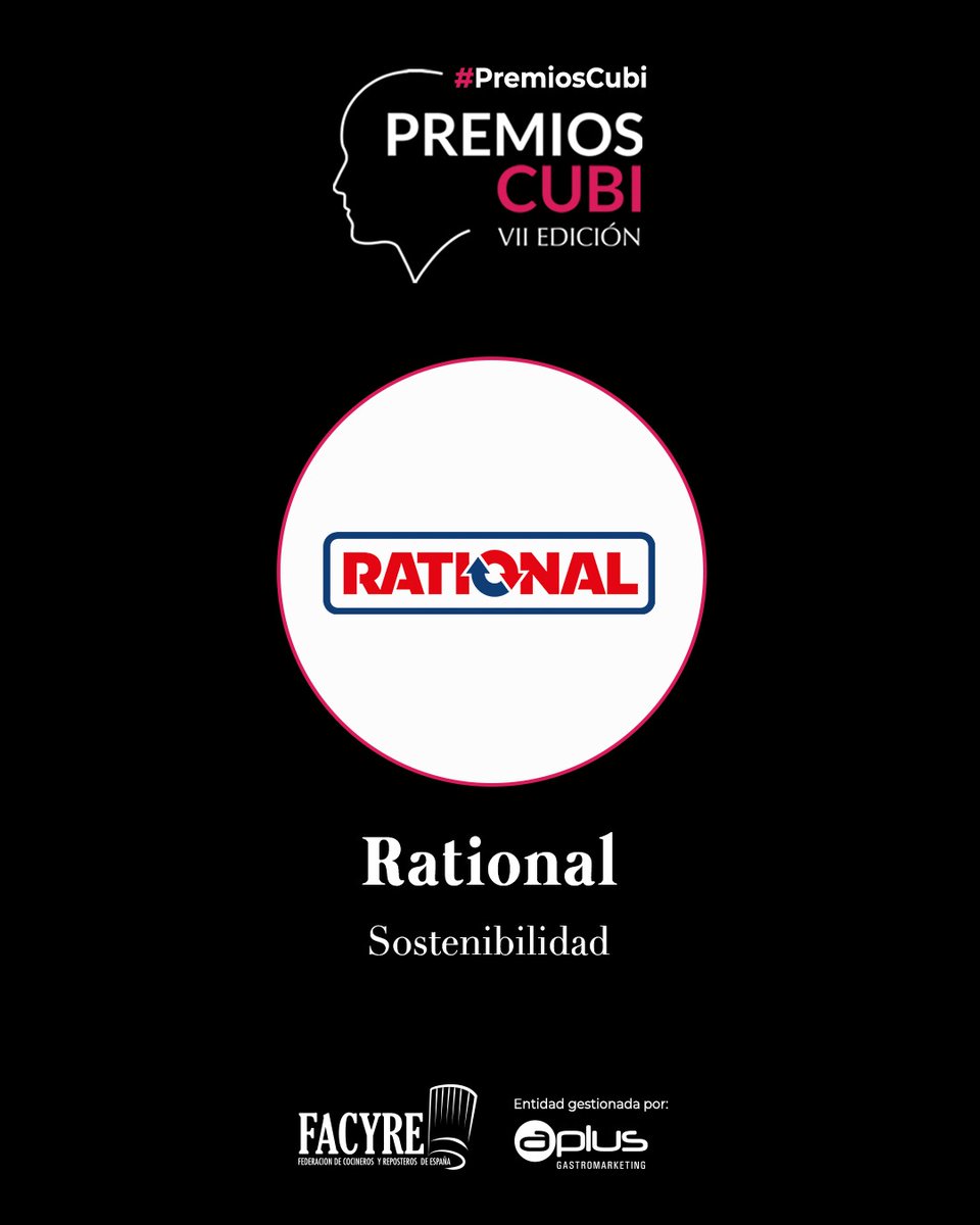 🏆 11º premio "Sostenibilidad". Entrega Fran Vicente <a href="/FVchef/">Fran Vicente🌐</a> a RATIONAL <a href="/RATIONAL_AG/">RATIONAL Japan</a>. Recoge el premio Guillermo Lobato.
#PremiosCubi 🏆
#CocinerosDeEspaña