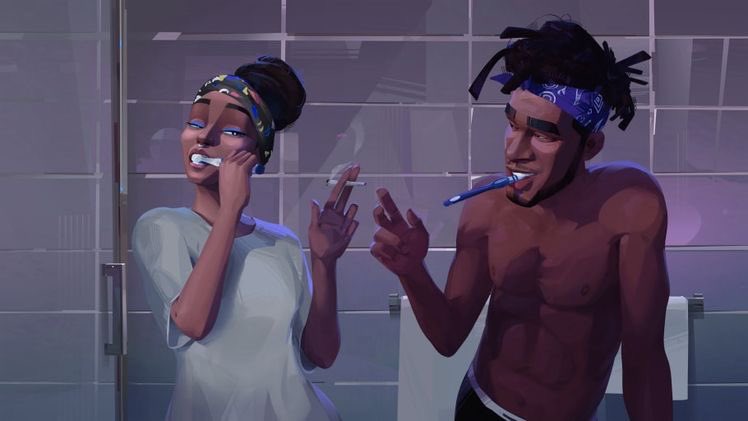 luckyghoulx's tweet photo. Just a reminder that Entergalatic is a masterpiece. If you haven’t already watched it, I would highly recommend it! https://t.co/VaeDLWSijz