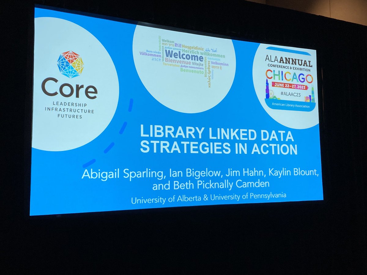 My last ALA presentation!  #linkeddata #alaac2023