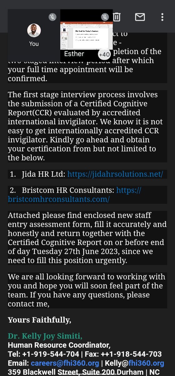 Derik_Kenya's tweet photo. @fhi360 @StateDept How true is this. I had applied for the said position. https://t.co/COl0VG0agy