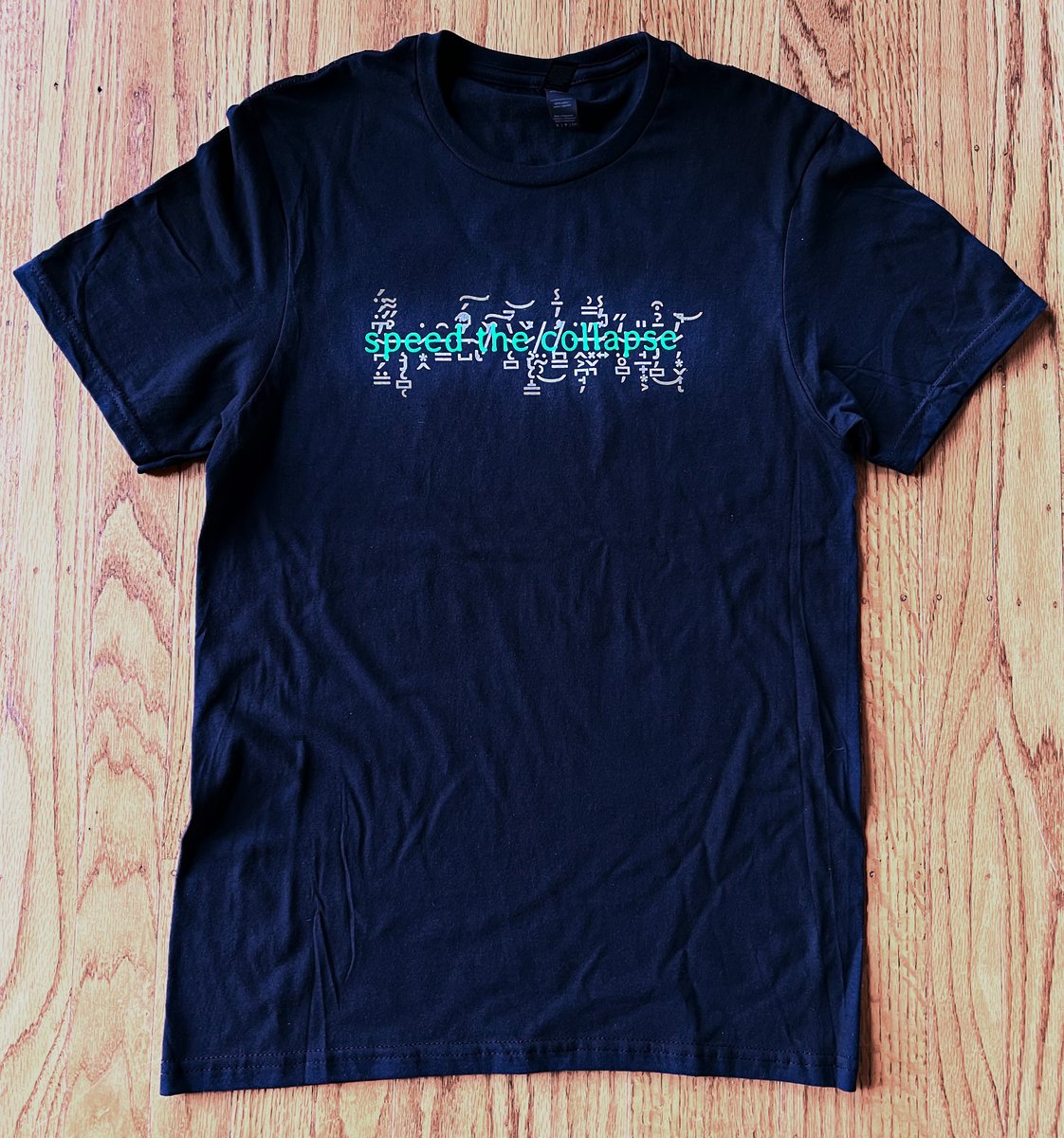 "The collapse of our old way of thinking is necessary for  Naturphilosophie to guide us to a healthy world."

silentrecords.bandcamp.com/merch/silent-r…

#silentrecords #speedthecollapse #blacktshirt #silentmerch #newworldrising