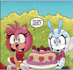 Happy belated Birthday to our favorite Sonic we've ever known! (We're sorry we're late you can take all the cake you want, you deserve it.)