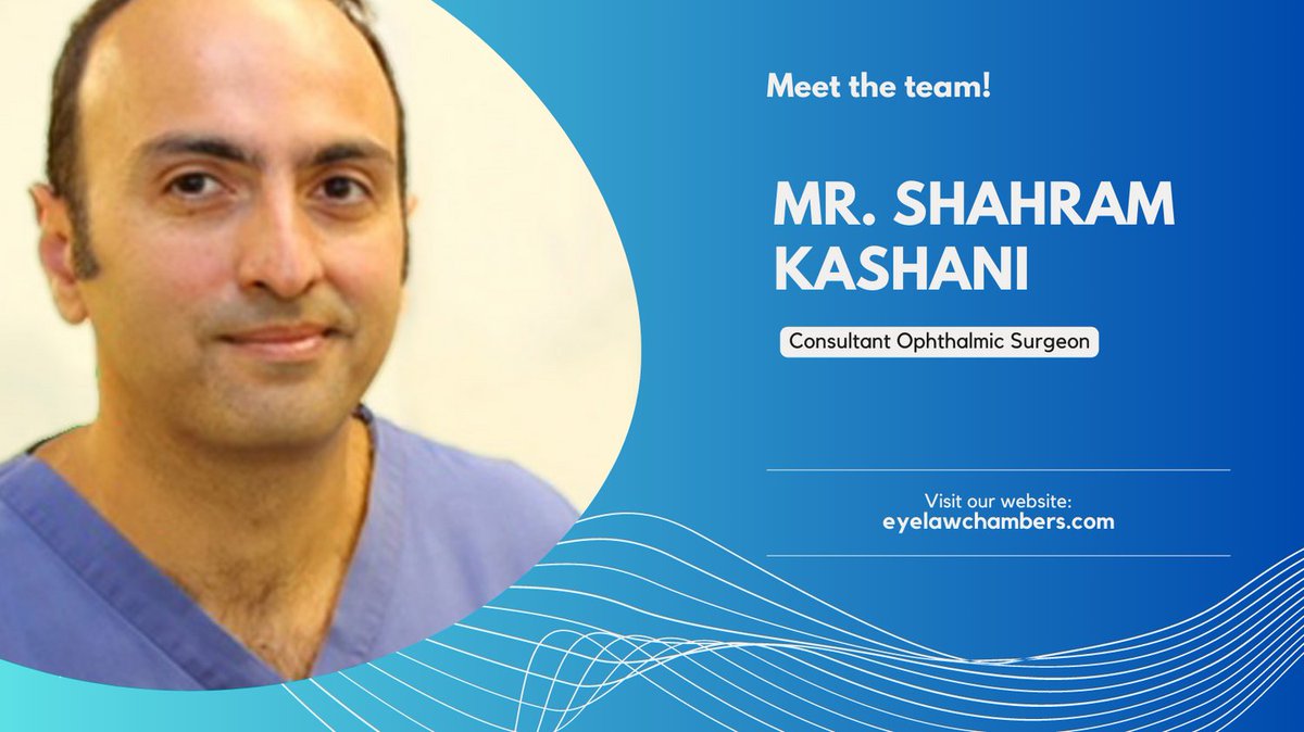 Introducing Mr. Shahram Kashani, a Consultant Ophthalmic Surgeon and Bond Solon trained Expert Witness. With expertise in complex cataract surgery, retinal disorders, and ocular inflammation, he brings extensive knowledge to his medico-legal practice.#ExpertWitness #Ophthalmology