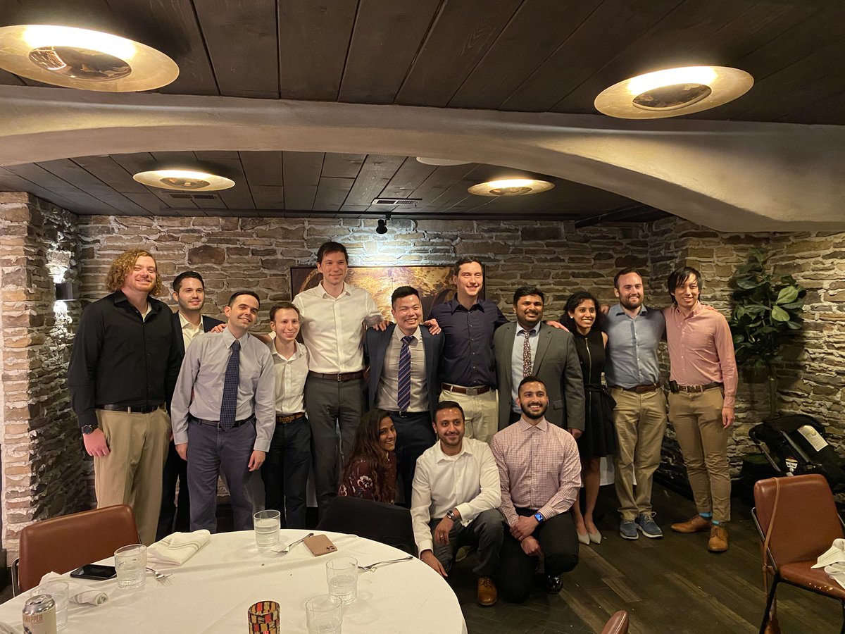 Stan Liauw (@oncostan) on Twitter photo Wonderful night celebrating our talented residents at our end of year graduation dinner. Looking forward to following the careers of a truly amazing class <a href="/jarah_md/">Jared Hara</a> <a href="/RohanKatipally/">Rohan Katipally</a> <a href="/grozomah/">Peter FerjanÄŤiÄŤ</a>
<a href="/UChicagoRadonc/">University of Chicago Radiation Oncology</a> Wonderful night celebrating our talented residents at our end of year graduation dinner. Looking forward to following the careers of a truly amazing class <a href="/jarah_md/">Jared Hara</a> <a href="/RohanKatipally/">Rohan Katipally</a> <a href="/grozomah/">Peter FerjanÄŤiÄŤ</a>
<a href="/UChicagoRadonc/">University of Chicago Radiation Oncology</a>
