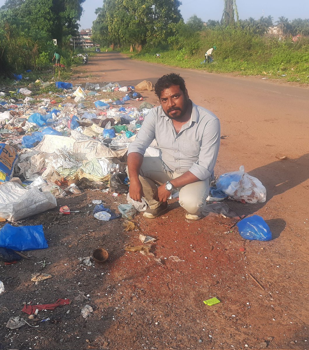 GODFREYFRANKLIN's tweet photo. @amchemgoa i work on ground not on twitter. Lets us clean our land https://t.co/f85TFQwNQ1