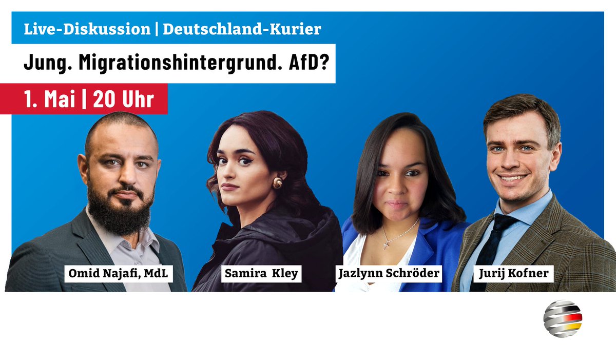 Die #AfD ist eine für Migranten offene Partei. Hautfarbe und Herkunft ist unwichtig, nur das Bekenntnis zu Deutschland zählt. Deshalb sympathisieren immer mehr Migranten mit der #AfD.