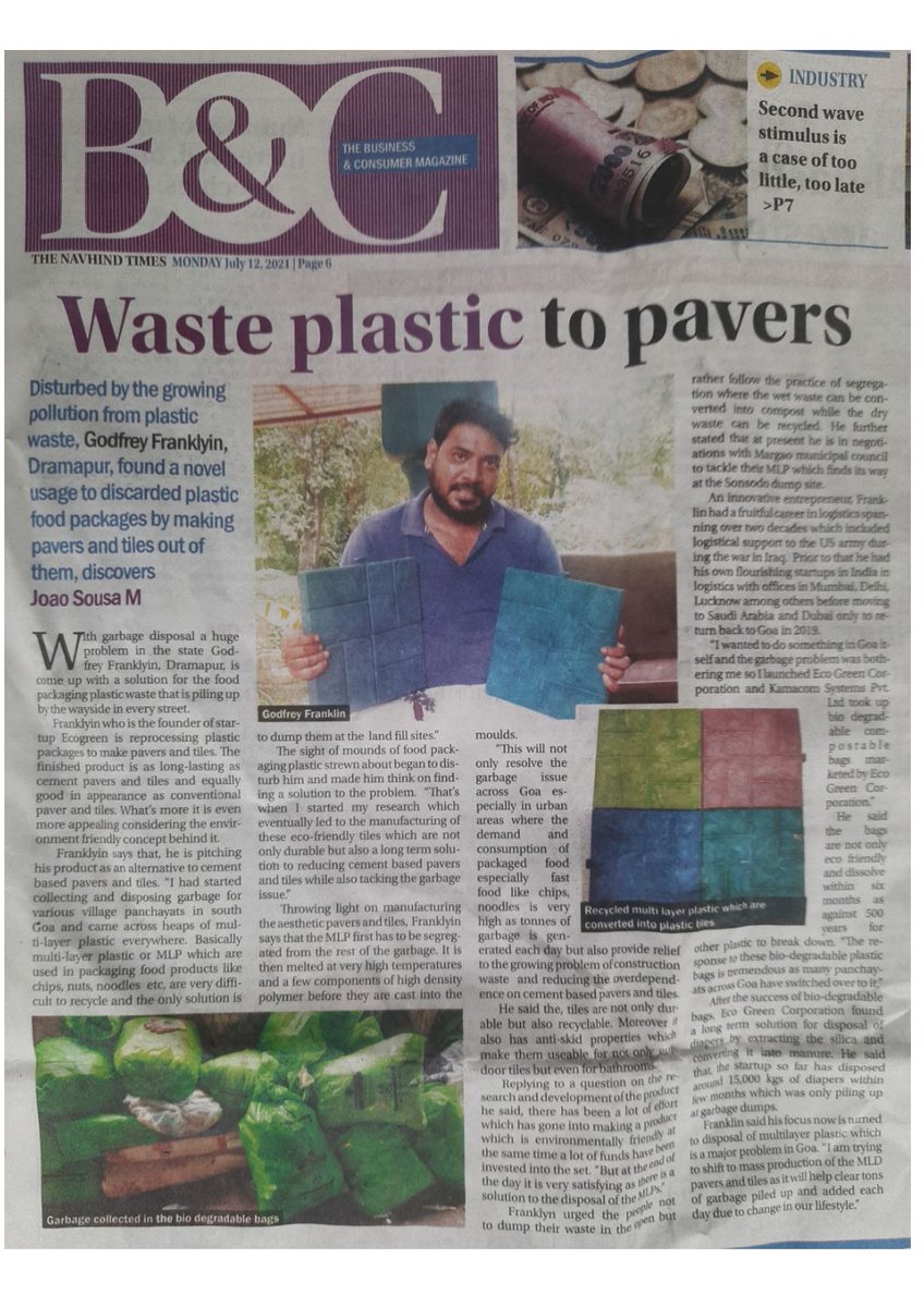 GODFREYFRANKLIN's tweet photo. @amchemgoa i work on ground not on twitter. Lets us clean our land https://t.co/nY0FHcvgoC