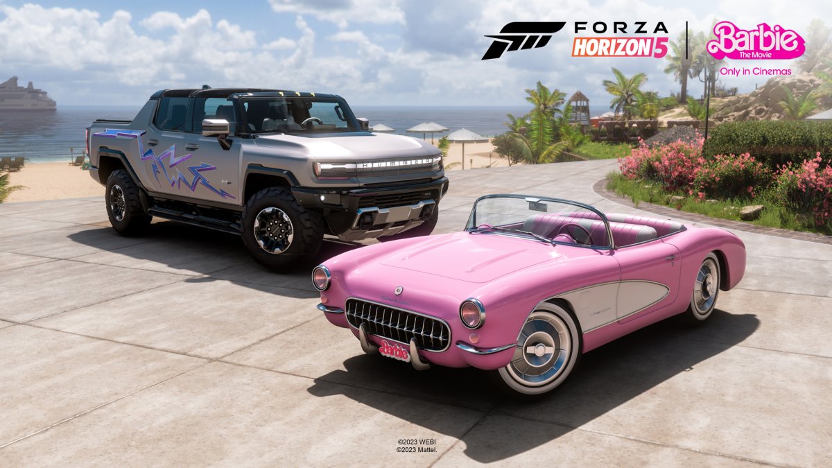 XBOXMexico's tweet photo. Una cosa es llegar a la meta y otra muy diferente es llegar a la meta con estilo. 🏁

Sé la envidia de todos en la línea de salida con el contenido exclusivo de Barbie en Forza Horizon 5: https://t.co/1UpjE1Zeh4 https://t.co/13LJqukRHr