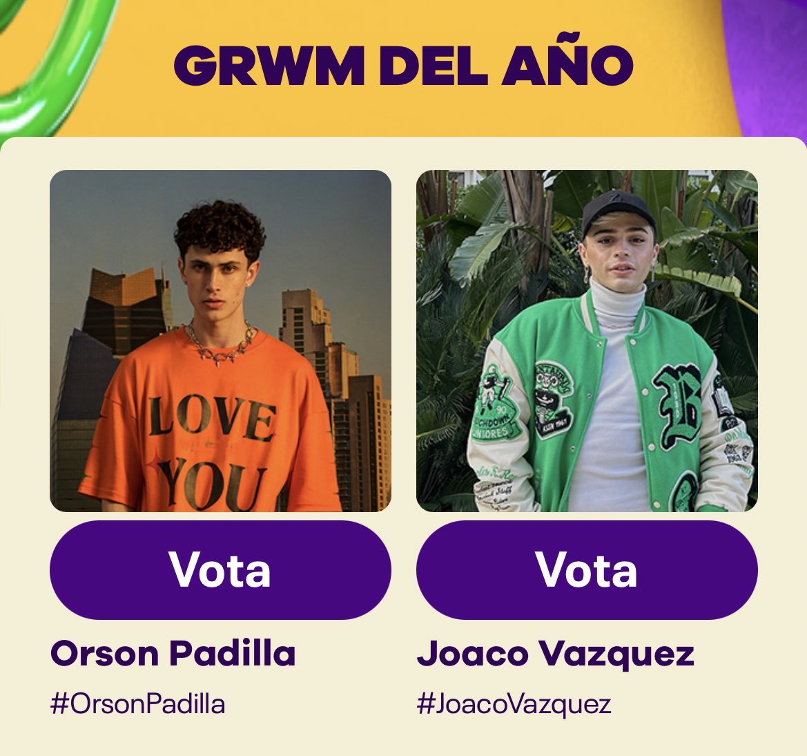 OrsonProjects's tweet photo. 🏆 @PadillaOrson esta PRE-Nominado a los KCA México 2023 en la Categoría "GRWM DEL AÑO"

🗳️ Démosle apoyo votando en el sitio web o aquí en twitter usando los hts: 
#KCAMexico #OrsonPadilla https://t.co/ehVm1wW9YD