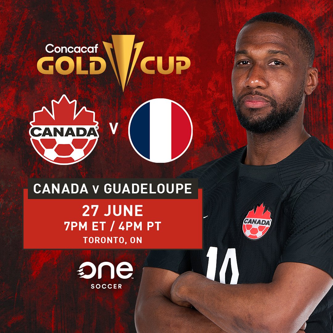 Tomorrow 🔜 #CANMNT open their @GoldCup campaign at home in Toronto! TICKETS 🎫: bit.ly/3Xgauh1 #WeCAN